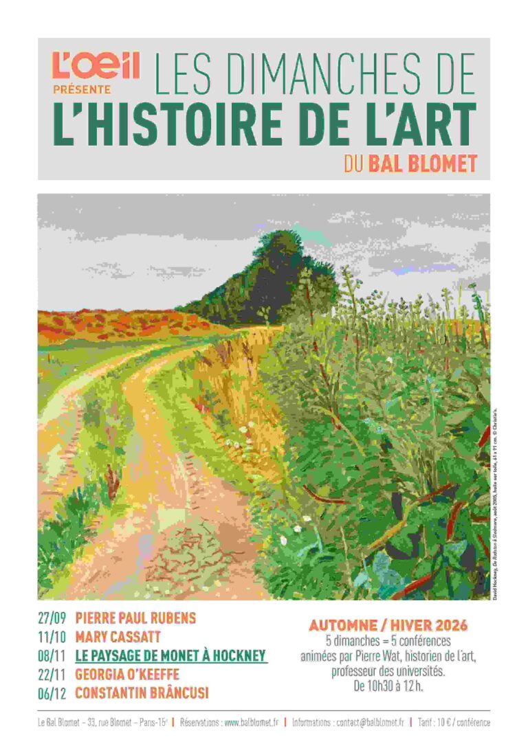 Les Dimanches de l’histoire de l’art — Le paysage, de Monet à Hockney